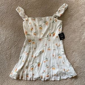 NWT Lulus Off-Shoulder Floral Sundress - XL